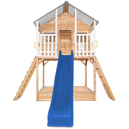 Lifespan Kids Winchester Cubby House (Elevated 1.2m) with 2.2m Slide (Blue)