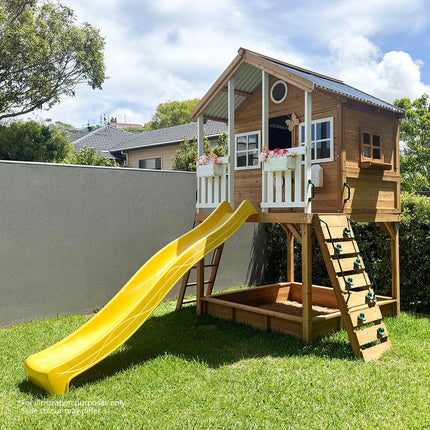 Lifespan Kids Winchester Cubby House (Elevated 1.2m) with 2.2m Slide (Blue)