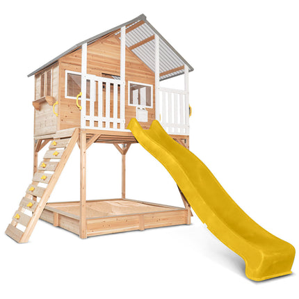 Lifespan Kids Winchester Cubby House (Elevated 1.2m) with 2.2m Slide (Yellow)
