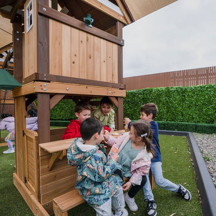 Lifespan Kids Armadale Swing Set & Play Centre with Two 2.2m Slide (Blue)