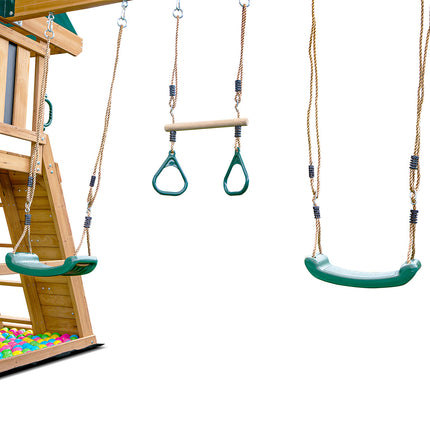 Lifespan Kids Birmingham Swing Set & Play Centre with 2.2m Slide (Pastel Blue)