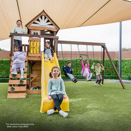 Lifespan Kids Coventry Swing Set & Play Centre with 2.2m Slide (Pastel Blue)