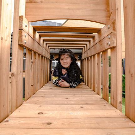 Lifespan Kids Kensington Swing Set, Monkey Bars & Play Centre with 2.2m Slide (Yellow)