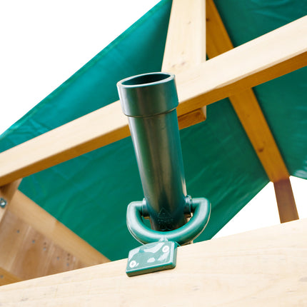 Lifespan Kids Montrose Swing Set & Play Centre with 2.2m Slide (Pastel Pink)