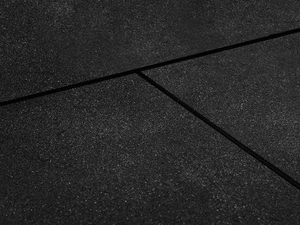 CORTEX 10mm Commercial Bevelled Edge Rubber Gym Tile Mat (1m x 1m) - Set of 64