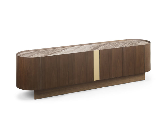 TV Cabinet MDF Board Melamine Interior Storage Entertainment Unit