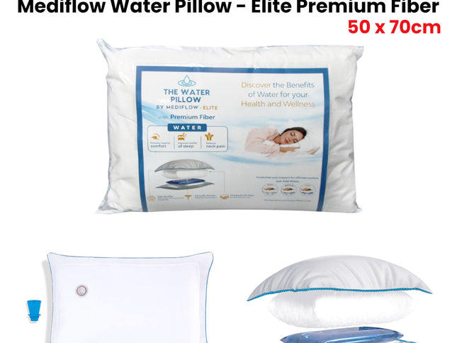 Mediflow Elite Premium Fiber Water Pillow 50 x 70 cm