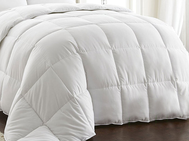 Machine Washable 80% WHITE GOOSE DOWN 20% Feather Quilt King