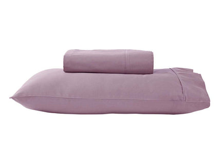 280TC 50% Polyester 50% Cotton Sheet Set Single Lavender