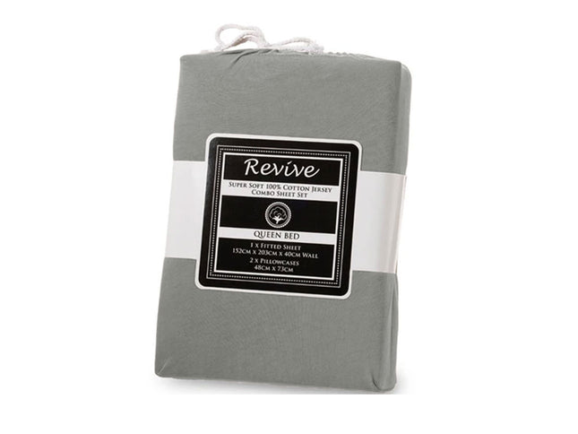 Revive 100% Cotton Jersey Combo Set Silver King