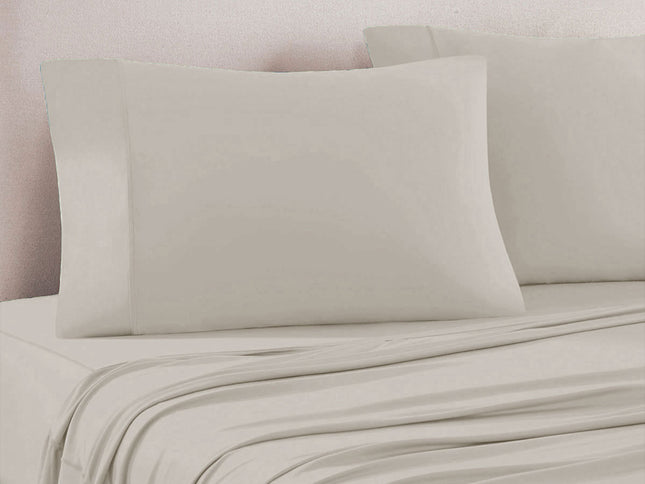 Art Terrace Microfiber Sheet Set Queen 33cm Wall Taupe