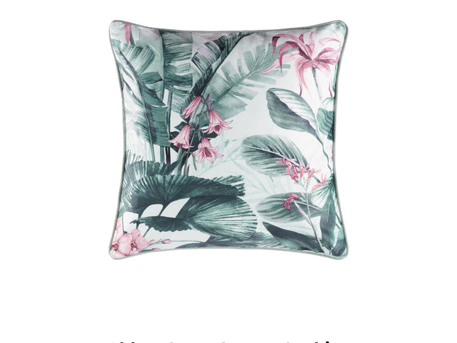 Bianca Abbey Green Square Filled Cushion 43 x 43cm