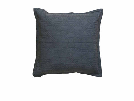 Bianca Hallston Charcoal Square Filled Cushion 43 x 43cm