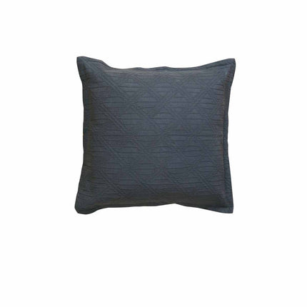 Bianca Hallston Charcoal Square Filled Cushion 43 x 43cm