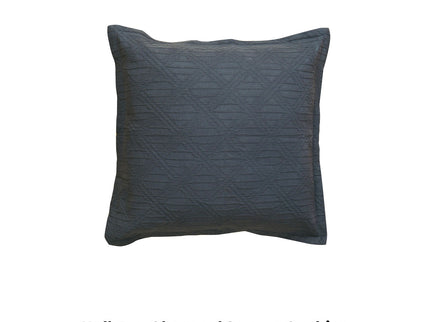 Bianca Hallston Charcoal Square Filled Cushion 43 x 43cm