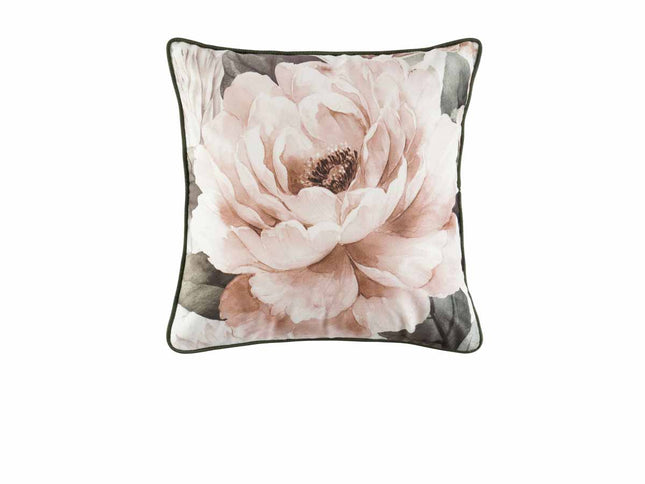 Bianca Somerset White Velvet Square Filled Cushion 43 x 43cm