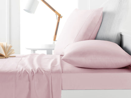 Belmondo 225TC Sheet Set Blush - Single