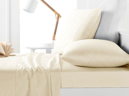 Belmondo 225TC Sheet Set CREAM - King