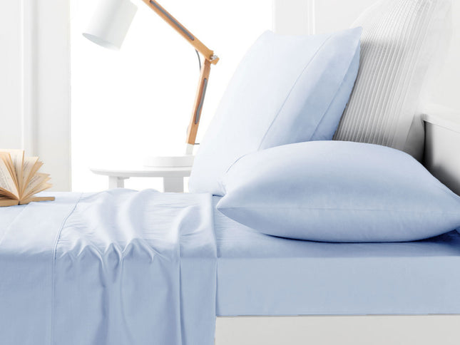 Belmondo 225TC Sheet Set Light Blue - King