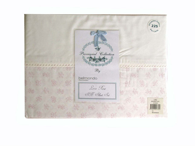 225TC Lara Rose Sheet Set Single