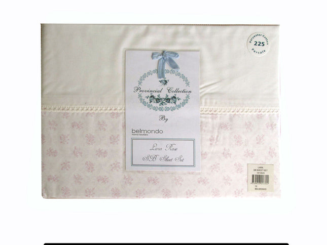 225TC Lara Rose Sheet Set Single