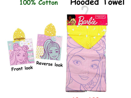 Caprice Barbie See the Good Cotton Hooded Licensed Towel 60 x 120 cm