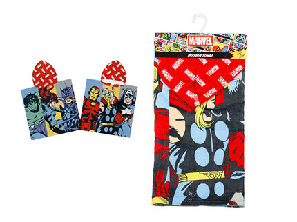 Caprice Marvel Revengers Cotton Hooded Licensed Towel 60 x 120 cm