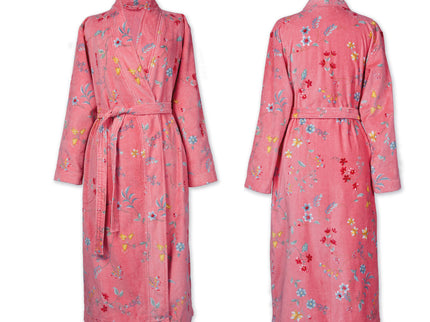 PIP Studio Les Fleurs Cotton Bath Robe Pink M