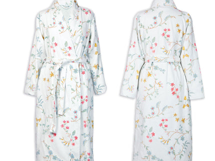 PIP Studio Les Fleurs Cotton Bath Robe White M