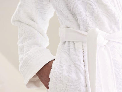PIP Studio Mosaic de Pip White Cotton Bathrobe Extra Large