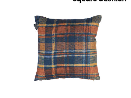 KAAT Amsterdam Arda Multi Chequered Square Filled Cushion 43cm x 43cm