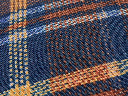 KAAT Amsterdam Arda Multi Chequered Square Filled Cushion 43cm x 43cm