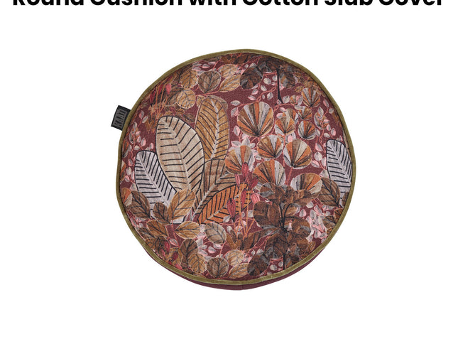 KAAT Amsterdam Asa Multi Botanical Round Filled Cushion 40cm Diameter