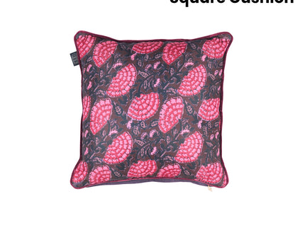 KAAT Amsterdam Ayda Pink Floral Square Filled Cushion 45cm x 45cm