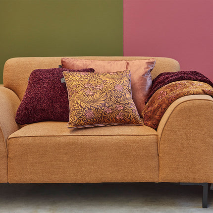 KAAT Amsterdam Jits Dark Red Square Filled Cushion 45cm x 45cm