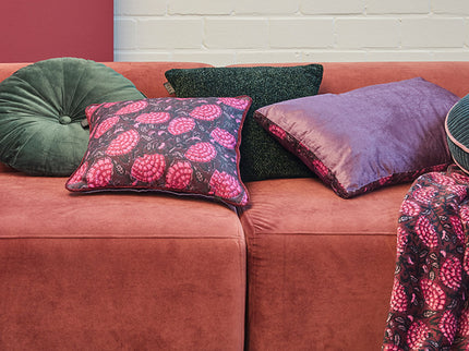 KAAT Amsterdam Jits Green Square Filled Cushion 45cm x 45cm