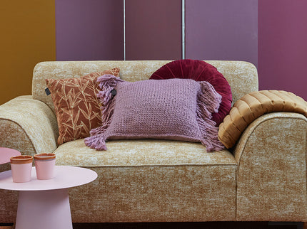 KAAT Amsterdam Jonine Lilac Square Filled Cushion 45cm x 45cm