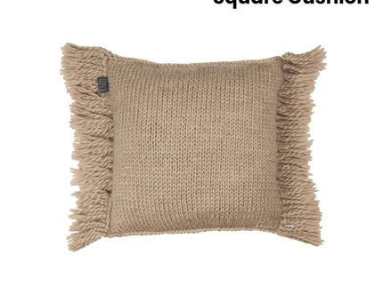 KAAT Amsterdam Jonine Sand Square Filled Cushion 45cm x 45cm