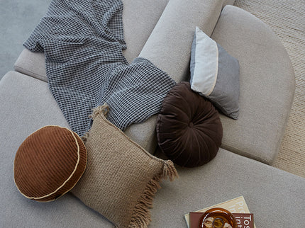 KAAT Amsterdam Jonine Sand Square Filled Cushion 45cm x 45cm