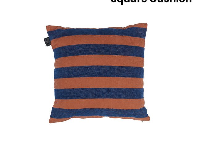 KAAT Amsterdam Nissa Multi Stripe Square Filled Cushion 45cm x 45cm