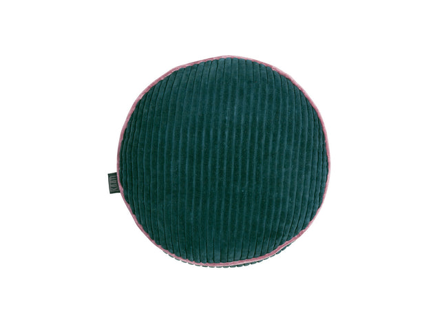 KAAT Amsterdam Perdy Green Round Filled Cushion 40cm Diameter