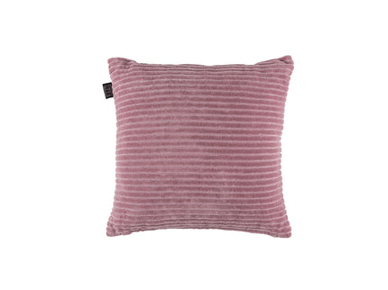 KAAT Amsterdam Ribbed Pink Square Filled Cushion 43cm x 43cm