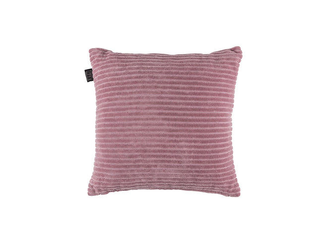 KAAT Amsterdam Ribbed Pink Square Filled Cushion 43cm x 43cm