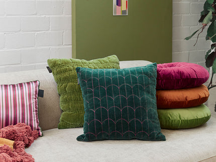 KAAT Amsterdam Sage Green Square Filled Cushion 43cm x 43cm