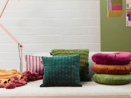 KAAT Amsterdam Sage Green Square Filled Cushion 43cm x 43cm