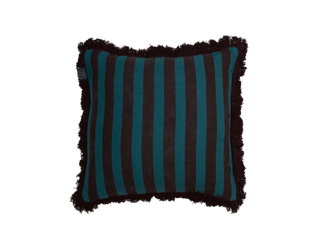 KAAT Amsterdam Viggo Red Stripe Square Filled Cushion 45cm x 45cm