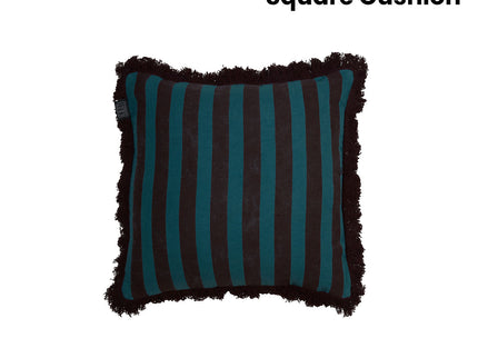 KAAT Amsterdam Viggo Red Stripe Square Filled Cushion 45cm x 45cm