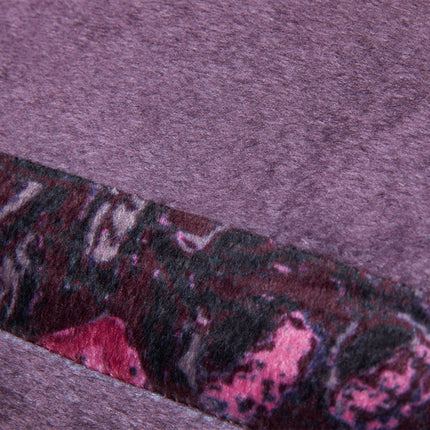 KAAT Amsterdam Boline Aubergine Velvet Oblong Filled Cushion 40cm x 60cm