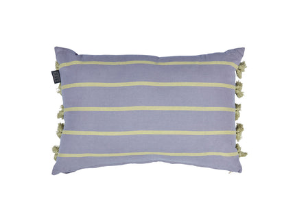 KAAT Amsterdam Jelke Mauve Stripes Oblong Filled Cushion 40cm x 60cm