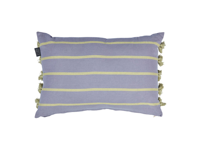 KAAT Amsterdam Jelke Mauve Stripes Oblong Filled Cushion 40cm x 60cm